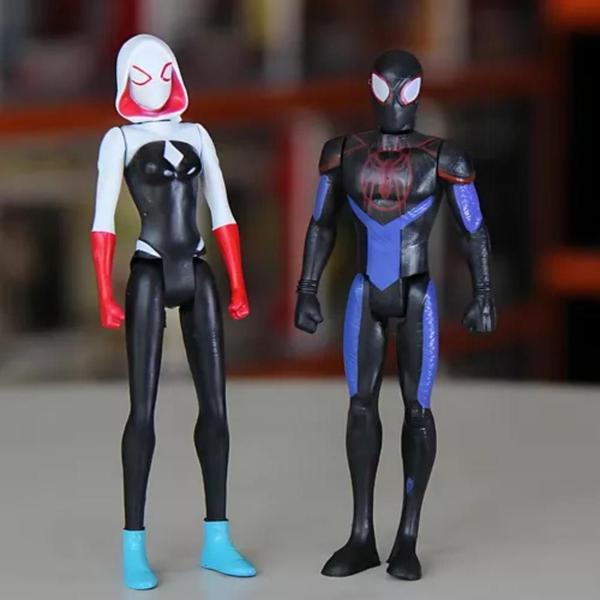 Brinquedo 6 Bonecos Homem Aranha Miles Morales Punk Marvel Vingadores Across The Spider-Verse - Art Brink Imagem de Brinquedo 6 Bonecos Homem Aranha Miles Morales Punk Marvel Vingadores Across The Spider-Verse