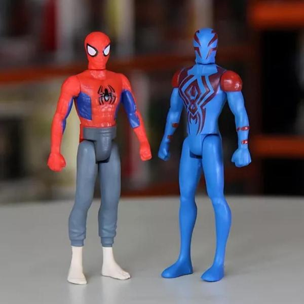 Brinquedo 6 Bonecos Homem Aranha Miles Morales Punk Marvel Vingadores Across The Spider-Verse - Art Brink Imagem de Brinquedo 6 Bonecos Homem Aranha Miles Morales Punk Marvel Vingadores Across The Spider-Verse