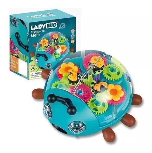 Imagem de Brinquedo Á Pilha Musical Infantil Joaninha Lady Bug Luzes