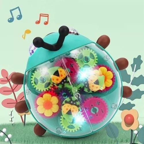 Imagem de Brinquedo Á Pilha Musical Infantil Joaninha Lady Bug Luzes