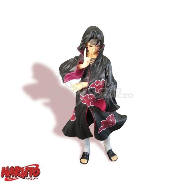 Imagem de Brinquedo Action Figure Itachi Uchiha Akatsuki 18Cm Colecionável Universo Shippuden Ninja Ultimate