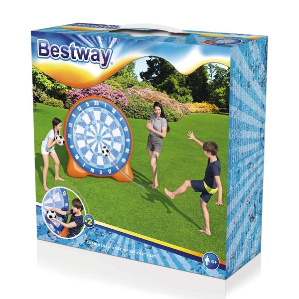 Imagem de Brinquedo Alvo Inflável Futebol 2 Bolas Bestway 52307