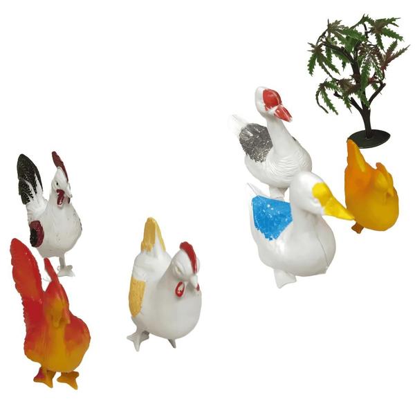 Imagem de Brinquedo Animais de Fazenda com 7 Peças Toys & Toys