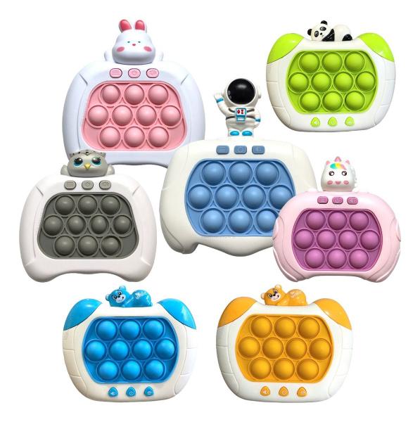 Imagem de Brinquedo Anti-Stress de Fidget com Luz Push & Pop Game Rápido Pop It Eletrônico Brinquedo