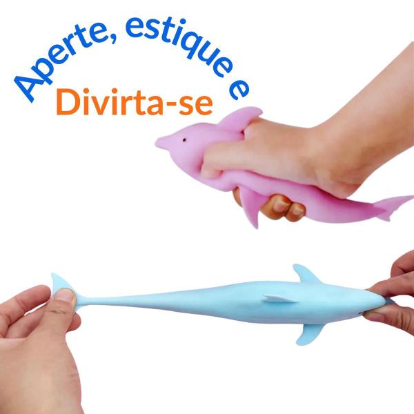 Imagem de Brinquedo Anti Stress Golfinho de Apertar Relaxante ArtBrink