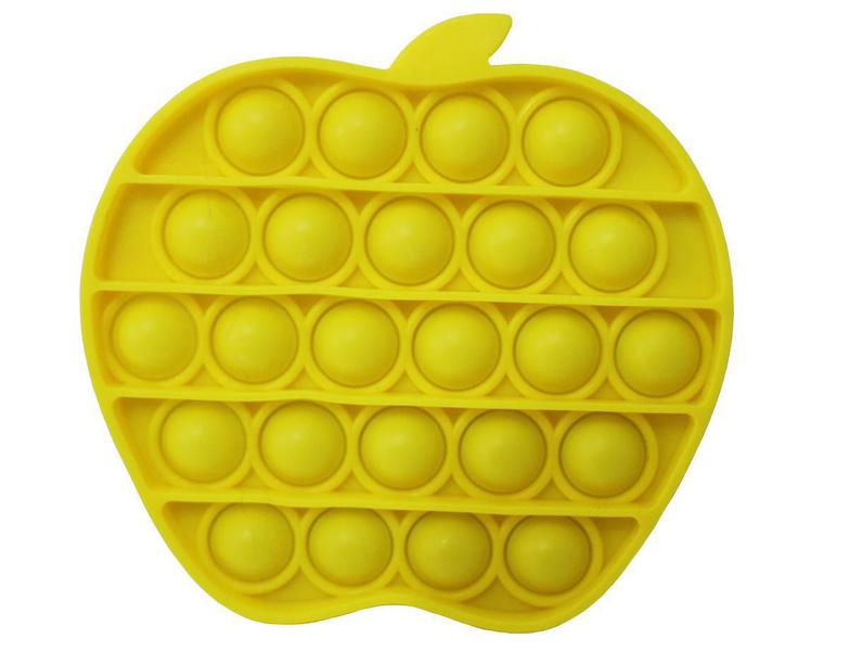 Imagem de Brinquedo Anti-Stress Pop It Fidget Sensorial Maçã Amarelo