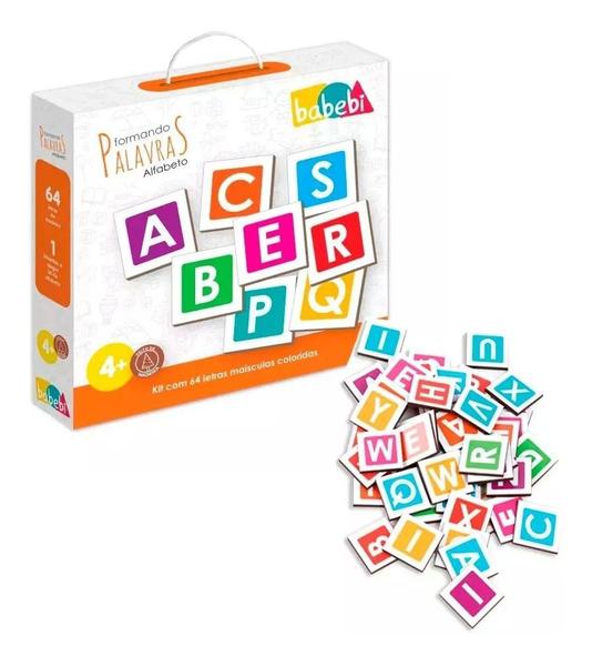 Brinquedo Aprendendo Letras E Formando Palavras Pedagógico 6020 - BABEBI Imagem de Brinquedo Aprendendo Letras E Formando Palavras Pedagógico 6020