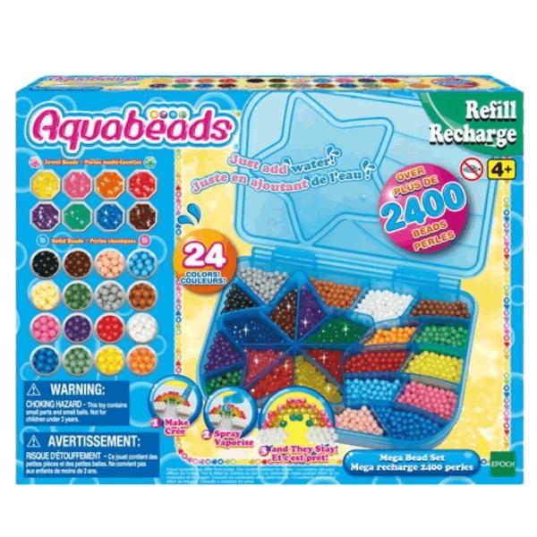 Imagem de Brinquedo Aquabeads Mega Beads Set Epoch 2400 Beads 24 Cores