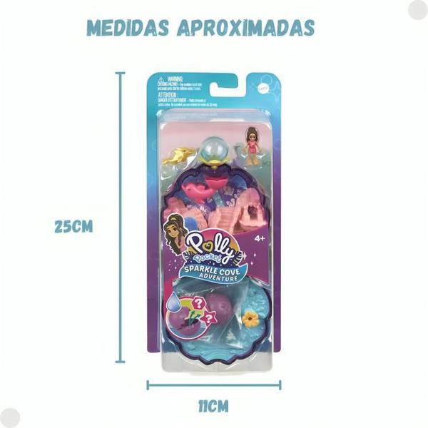 Imagem de Brinquedo Aquático Playset Polly Pocket Bonecas Hkv44 Mattel