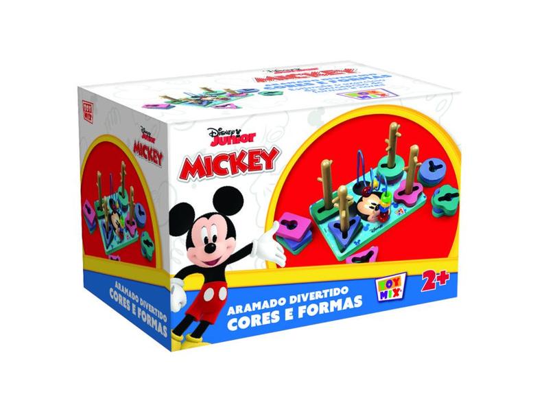 Imagem de Brinquedo Aramado Divertido Cores e Formas Mickey Disney 