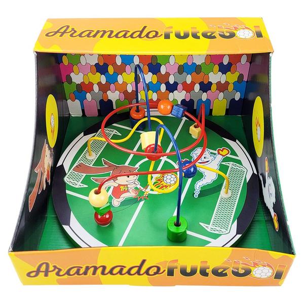 Imagem de Brinquedo Aramado Infantil Pedagógico E Educativo Futebol