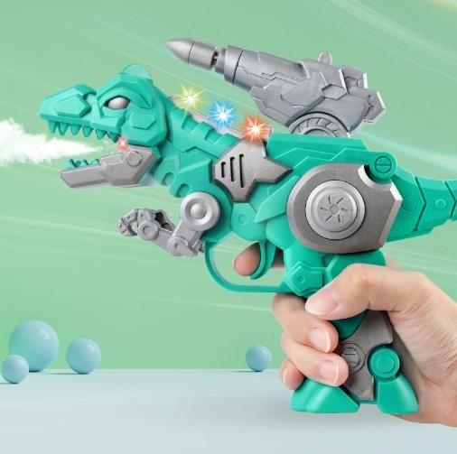 Imagem de Brinquedo Arminha de Dinossauro Rex Infantil Lançador