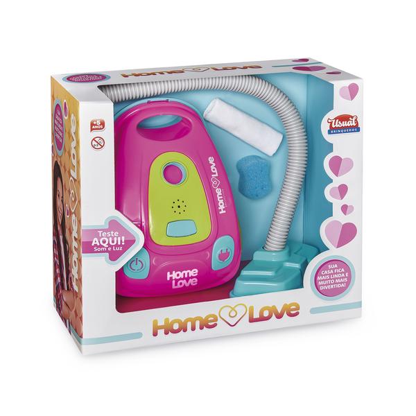 Brinquedo Aspirador de Pó Home Love Usual - Usual Brinquedos Imagem de Brinquedo Aspirador de Pó Home Love Usual