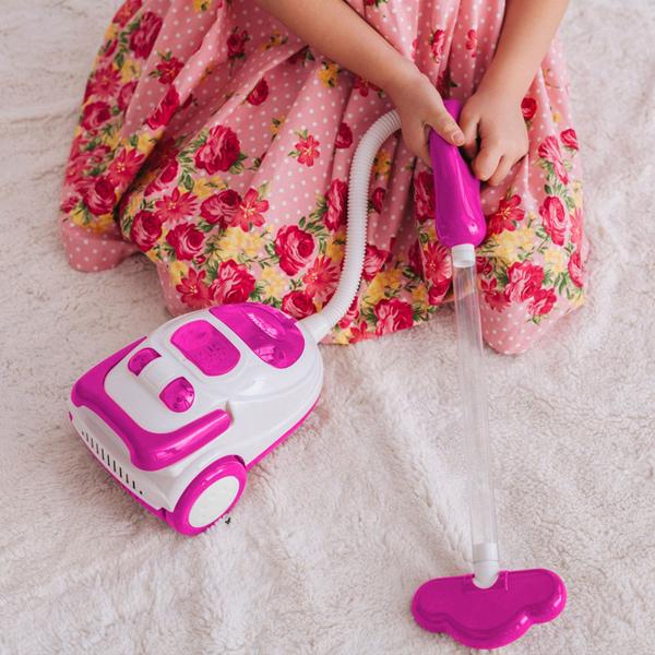 Brinquedo Aspirador De Pó Infantil Aspira De Verdade Mania De Casa Meninas Dm Toys Imagem de Brinquedo Aspirador De Pó Infantil Aspira De Verdade Mania De Casa Meninas Dm Toys