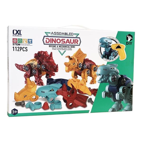 Imagem de Brinquedo Assembled Dinossaur 112 Peças - Steam Toy