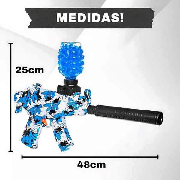 Imagem de Brinquedo Automático MP5 Lançador de Bolinha Gel