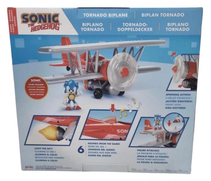 Imagem de Brinquedo Avião Tornado Sonic 3 O Filme Sunny 4419