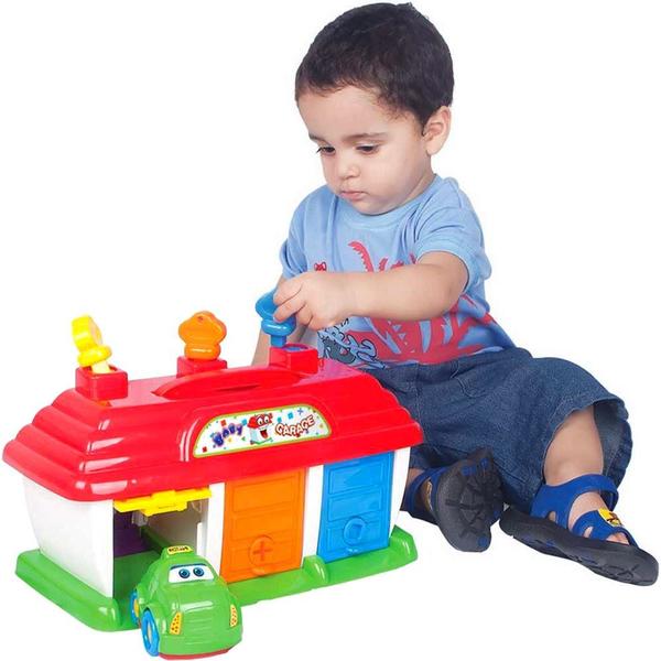 Imagem de Brinquedo Baby Garagem Com Carrinhos E Chaves Para Bebês - Big Star