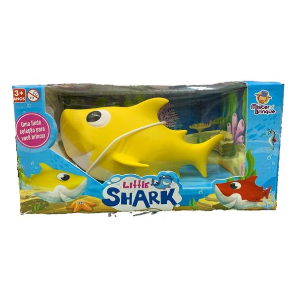 Imagem de Brinquedo Baby Pequeno Shark Peixinho De Vinil Para Criança - Mister Brinque