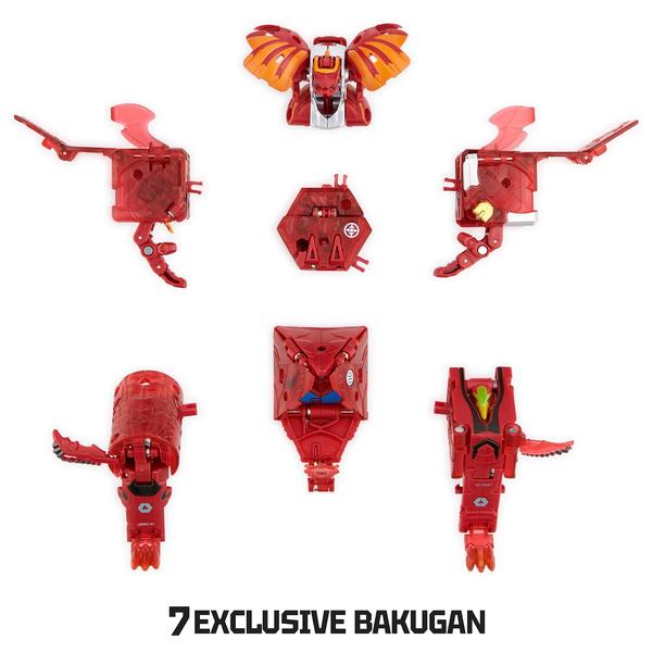 Imagem de Brinquedo Bakugan GeoForge Dragonoid, Exclusivo Dragonoid e 6 Geogan Colecionáveis