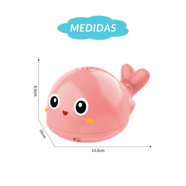 Imagem de Brinquedo Baleia Infantil Para Banho Com Led