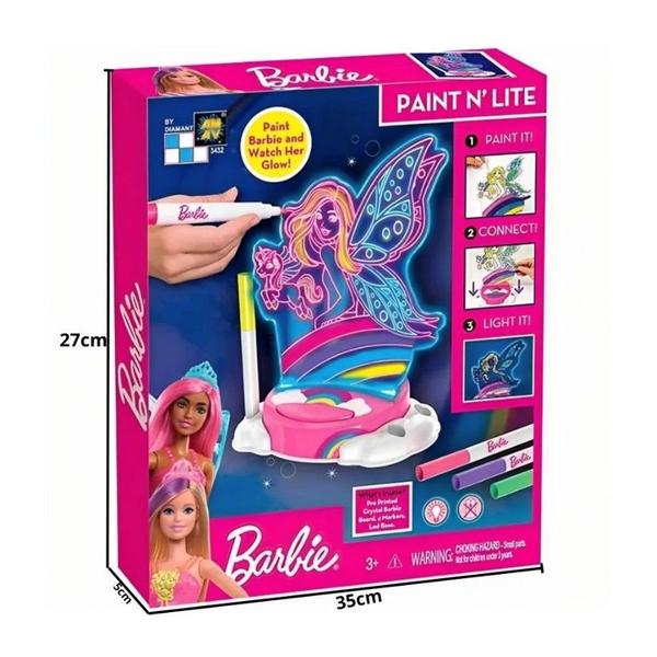 Imagem de Brinquedo Barbie Pinte E Ilumine Fadas - Fun F01234