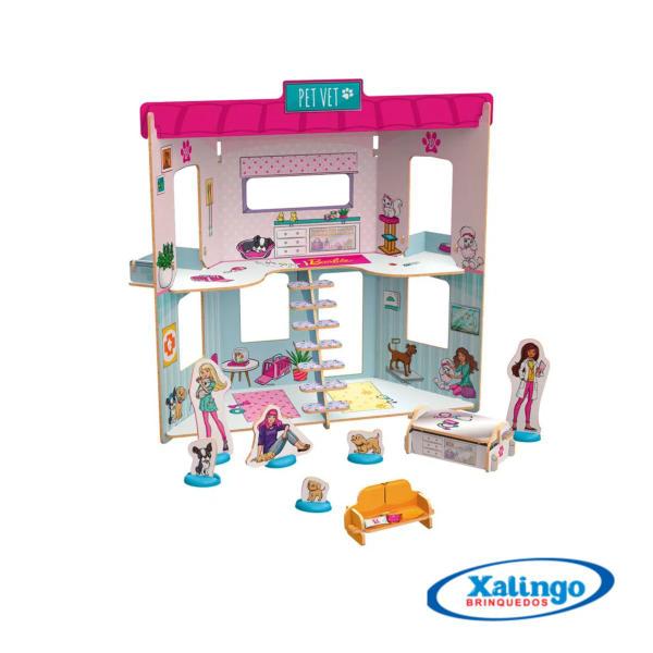 Brinquedo Barbie Playset Pet Vet Xalingo - 2319.8 Imagem de Brinquedo Barbie Playset Pet Vet Xalingo - 2319.8