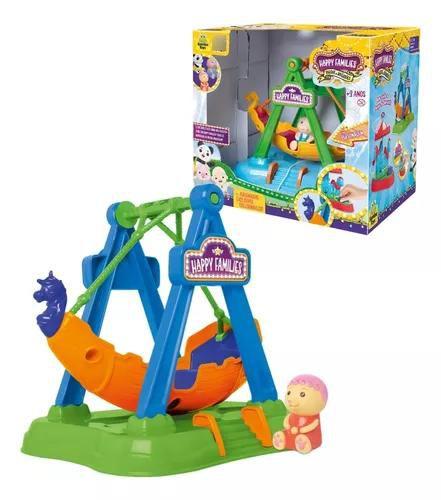 Brinquedo Barco Happy Families Parque de Diversão Com Boneco - Samba Toys Imagem de Brinquedo Barco Happy Families Parque de Diversão Com Boneco