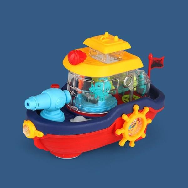 Brinquedo Barco Interativo Lança Água Bate e Volta Som E Luz - Toy King Imagem de Brinquedo Barco Interativo Lança Água Bate e Volta Som E Luz