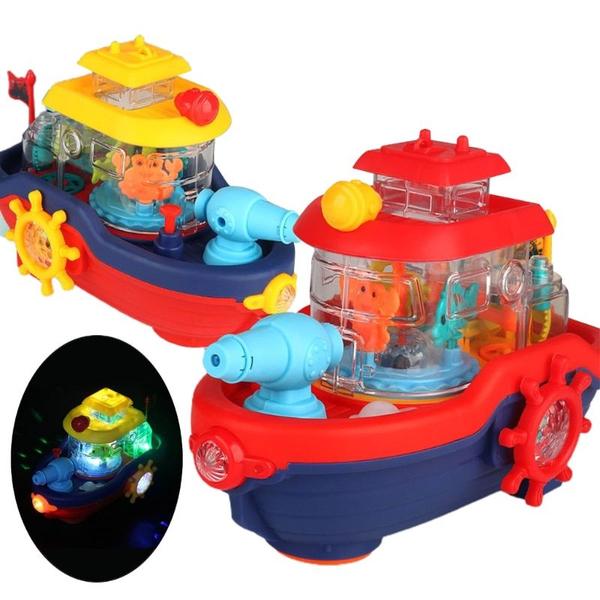 Brinquedo Barco Interativo Lança Água Bate e Volta Som E Luz - Toy King Imagem de Brinquedo Barco Interativo Lança Água Bate e Volta Som E Luz