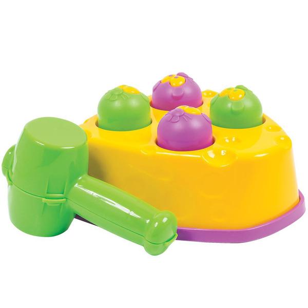 Brinquedo Bate Martelo Ratinhos Infantil 212 - Jp Brink Imagem de Brinquedo Bate Martelo Ratinhos Infantil 212 - Jp Brink