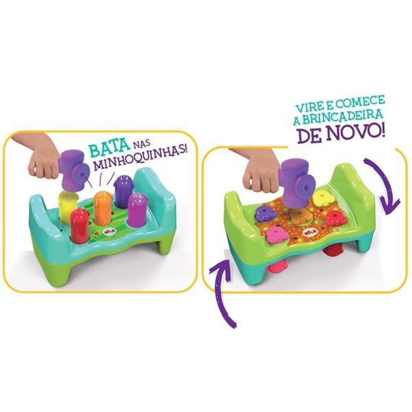 Imagem de Brinquedo Bate Rebate Minhoquinhas - Elka