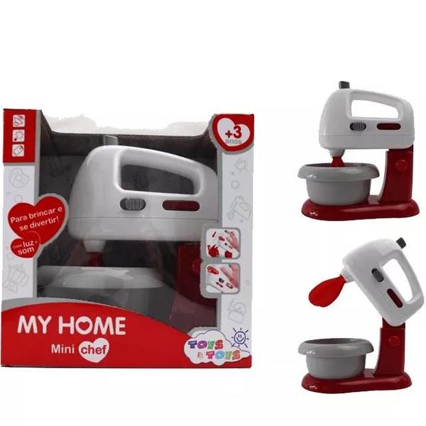Brinquedo batedeira my home com som e luz a pilha Imagem de Brinquedo batedeira my home com som e luz a pilha