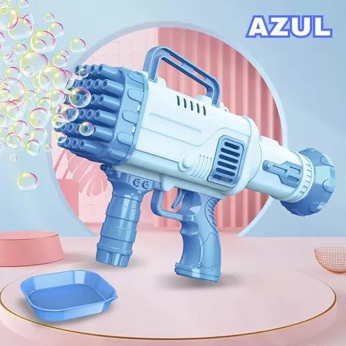 Brinquedo Bazuca Lançador De Bolha De Sabão Infantil Azul - FUN GAME Imagem de Brinquedo Bazuca Lançador De Bolha De Sabão Infantil Azul
