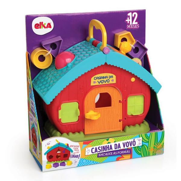 Brinquedo Bebe Casinha Da Vovó Encaixe As Formas 1052 Elka Imagem de Brinquedo Bebe Casinha Da Vovó Encaixe As Formas 1052 Elka