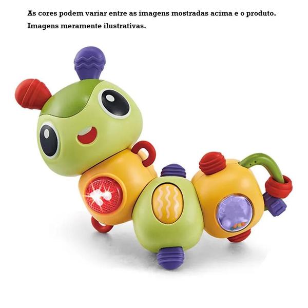 Imagem de Brinquedo Bebê Centopeia Atividades Musical 17002 - Buba