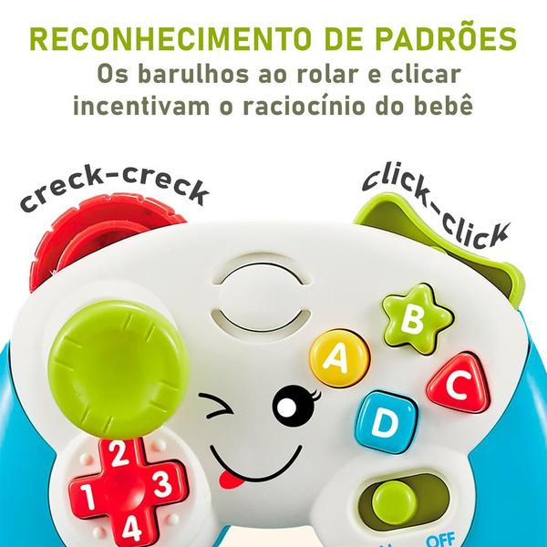 Imagem de Brinquedo Bebê Controle Vídeo Game Divertido Com Luzes E Sons - Zoop Toys