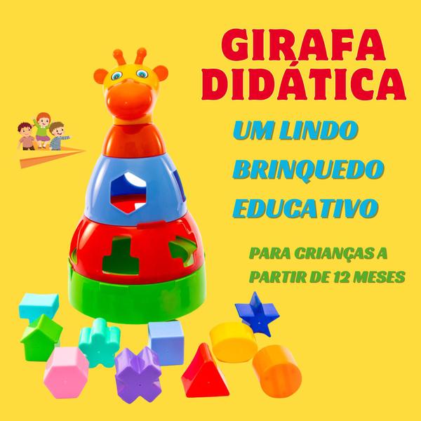 Imagem de Brinquedo Bebê Educativo Didático 1 Ano Menino Menina Cubos