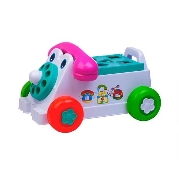 Imagem de Brinquedo Bebê Educativo Telefone Colorido Rivaphone - Tateti