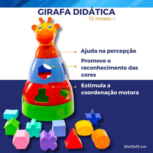 Imagem de Brinquedo Bebê Menino Menina 1ano Kit Educativo Peça Encaixe