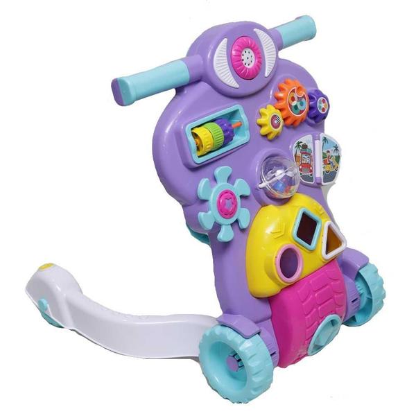 Imagem de Brinquedo Bebê Piloto Tateti Calesita Ref.888 - Roxo/Rosa