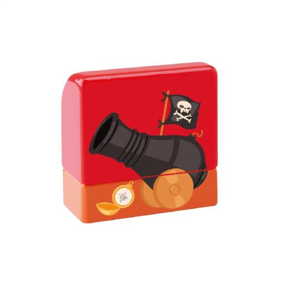 Imagem de Brinquedo Bebê Tchuco Blocks Navio Pirata c/ 49pcs