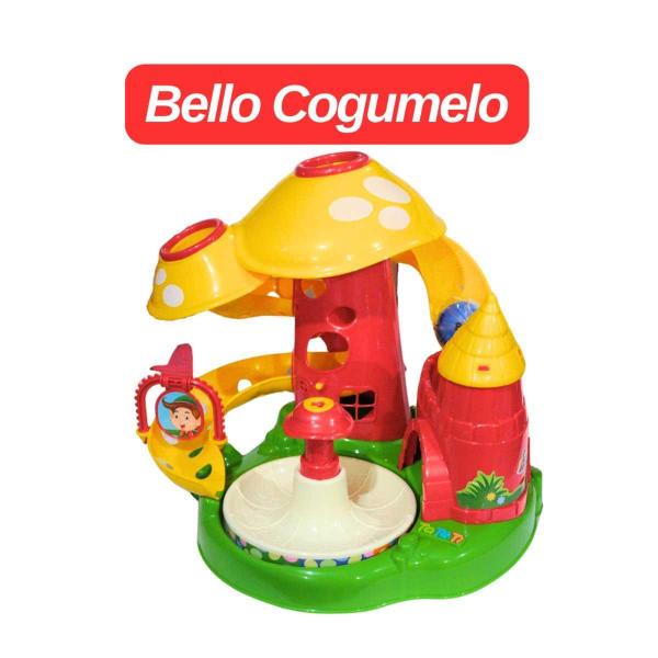 Brinquedo Bello Cogumelo Tateti Calesita Ref.712 Amarelo Imagem de Brinquedo Bello Cogumelo Tateti Calesita Ref.712 Amarelo
