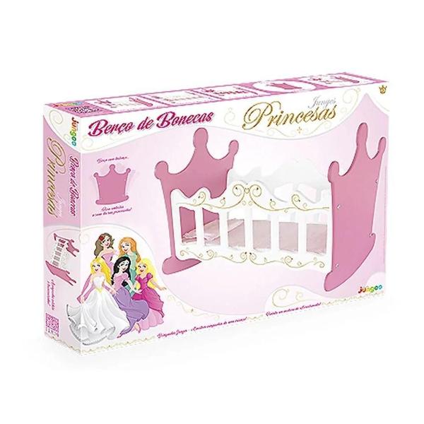 Imagem de Brinquedo Berço de Bonecas Princesas Junges - 416