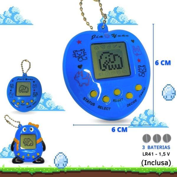 Imagem de Brinquedo Bichinho Virtual Tamagotchi 168 Em1 Original Retro