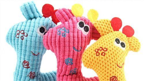 Imagem de Brinquedo Bichinhos De Pelúcia E Corda Pet Para Cães Cachorros Burrinho Fazendinha Flamingo