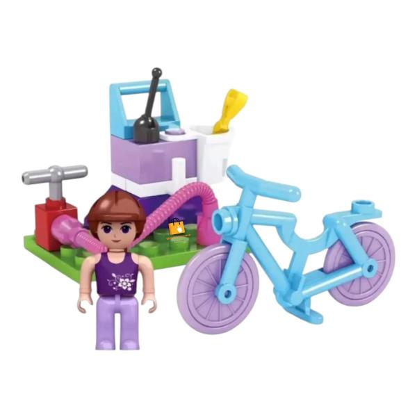 Imagem de Brinquedo Bike Passeio Blocos de Montar 24 peças Xalingo