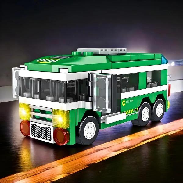Brinquedo Blocos de Construção Ônibus - Top Kids Imagem de Brinquedo Blocos de Construção Ônibus