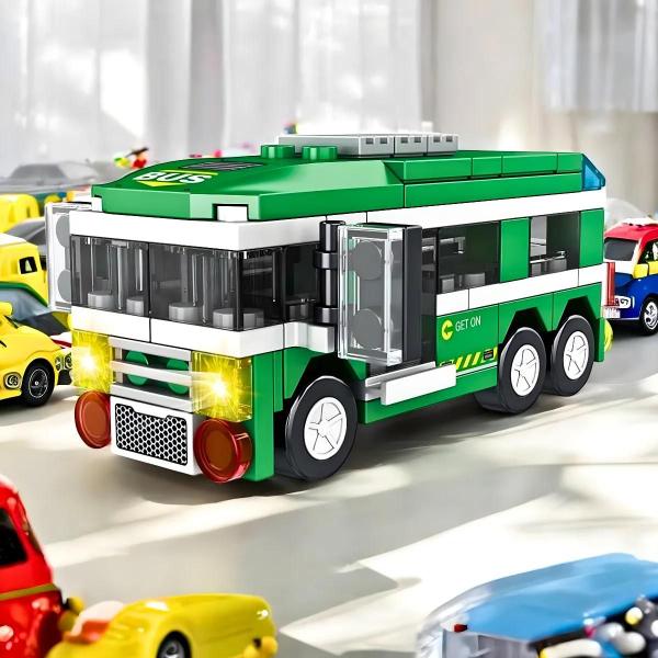 Imagem de Brinquedo Blocos de Construção Ônibus