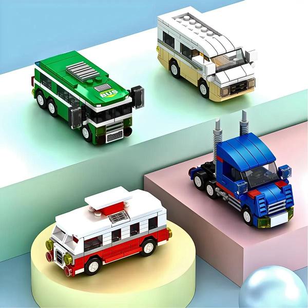 Brinquedo Blocos de Construção Ônibus - Top Kids Imagem de Brinquedo Blocos de Construção Ônibus